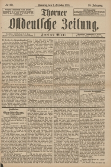Thorner Ostdeutsche Zeitung. Jg.25[!], № 231 (2 Oktober 1898) - Zweites Blatt