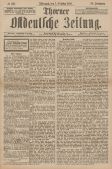 Thorner Ostdeutsche Zeitung. Jg.25[!], № 233 (5 Oktober 1898)
