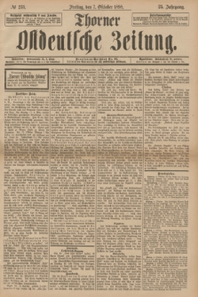 Thorner Ostdeutsche Zeitung. Jg.25[!], № 235 (7 Oktober 1898)