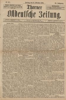 Thorner Ostdeutsche Zeitung. Jg.25[!], № 247 (21 Oktober 1898)