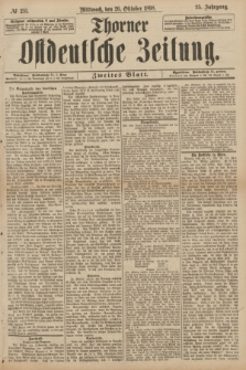 Thorner Ostdeutsche Zeitung. Jg.25[!], № 251 (26 Oktober) - Zweites Blatt