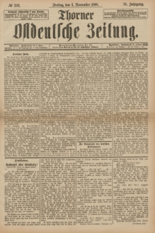 Thorner Ostdeutsche Zeitung. Jg.25[!], № 259 (4 November 1898) + dod.