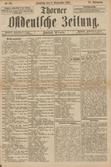 Thorner Ostdeutsche Zeitung. Jg.25[!], № 261 (6 November 1898) - Zweites Blatt