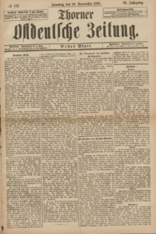 Thorner Ostdeutsche Zeitung. Jg.25[!], № 272 (20 November 1898) - Zweites Blatt