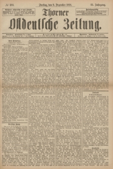Thorner Ostdeutsche Zeitung. Jg.25[!], № 288 (9 Dezember 1898) + dod.