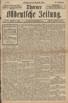 Thorner Ostdeutsche Zeitung. Jg.25[!], № 297 (20 Dezember 1898) + dod.