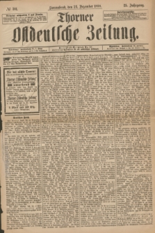 Thorner Ostdeutsche Zeitung. Jg.25[!], № 301 (24 Dezember 1898) + dod.