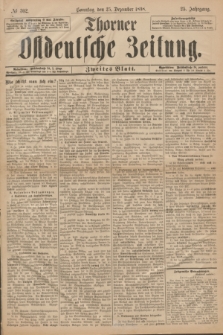 Thorner Ostdeutsche Zeitung. Jg.25[!], № 302 (25 Dezember 1898) - Zweites Blatt