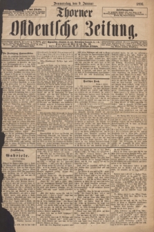 Thorner Ostdeutsche Zeitung. 1896, № 7 (9 Januar)