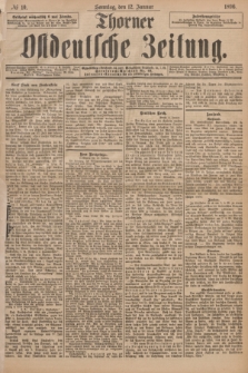 Thorner Ostdeutsche Zeitung. 1896, № 10 (12 Januar) + dod.