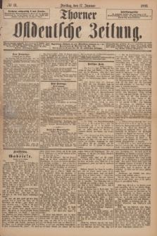 Thorner Ostdeutsche Zeitung. 1896, № 14 (17 Januar)