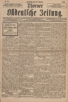 Thorner Ostdeutsche Zeitung. 1896, № 22 (26 Januar) + dod.