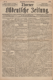 Thorner Ostdeutsche Zeitung. 1896, № 51 (29 Februar)