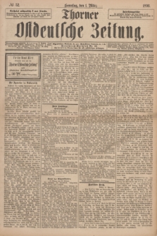 Thorner Ostdeutsche Zeitung. 1896, № 52 (1 März) + dod.