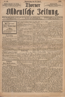 Thorner Ostdeutsche Zeitung. 1896, № 101 (30 April)