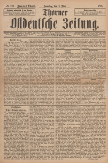 Thorner Ostdeutsche Zeitung. 1896, № 104 (3 Mai) - Zweites Blatt + dod.