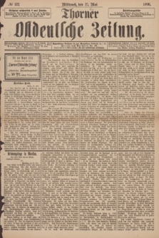 Thorner Ostdeutsche Zeitung. 1896, № 122 (27 Mai)
