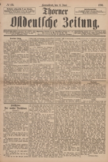 Thorner Ostdeutsche Zeitung. 1896, № 131 (6 Juni)