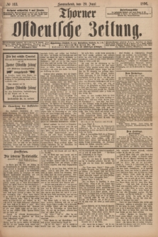 Thorner Ostdeutsche Zeitung. 1896, № 143 (20 Juni)