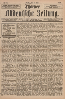 Thorner Ostdeutsche Zeitung. 1896, № 178 (31 Juli)