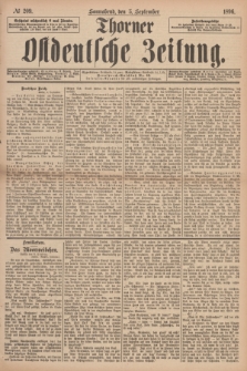 Thorner Ostdeutsche Zeitung. 1896, № 209 (5 September)
