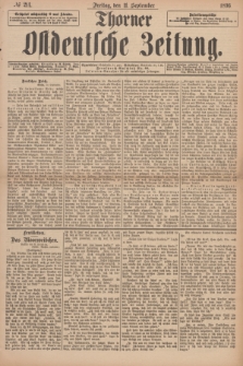 Thorner Ostdeutsche Zeitung. 1896, № 214 (11 September)