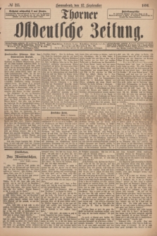 Thorner Ostdeutsche Zeitung. 1896, № 215 (12 September)