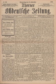 Thorner Ostdeutsche Zeitung. 1896, № 219 (17 September) + dod.