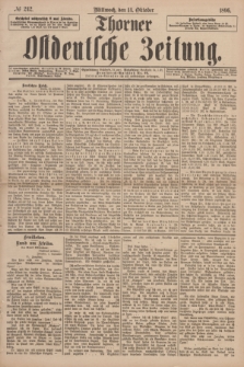 Thorner Ostdeutsche Zeitung. 1896, № 242 (14 Oktober)