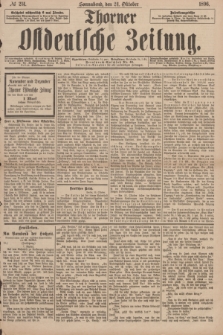 Thorner Ostdeutsche Zeitung. 1896, № 251 (24 Oktober)