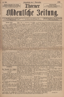 Thorner Ostdeutsche Zeitung. 1896, № 263 (7 November)