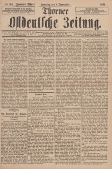 Thorner Ostdeutsche Zeitung. 1896, № 264 (8 November) - Zweites Blatt