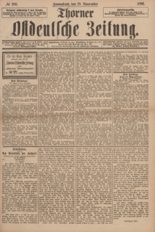 Thorner Ostdeutsche Zeitung. 1896, № 280 (28 November)