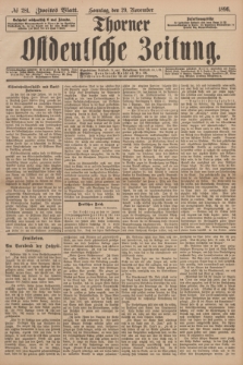 Thorner Ostdeutsche Zeitung. 1896, № 281 (29 November) - Zweites Blatt