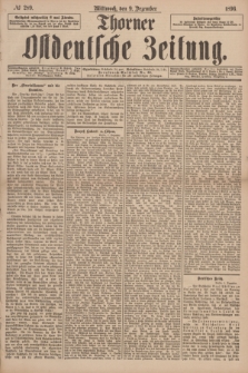 Thorner Ostdeutsche Zeitung. 1896, № 289 (2 Dezember) + dod.