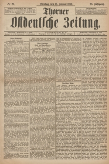 Thorner Ostdeutsche Zeitung. Jg.26, № 20 (24 Januar 1899) + dod.