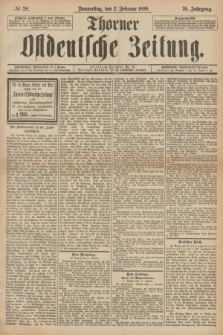Thorner Ostdeutsche Zeitung. Jg.26, № 28 (2 Februar 1899) + dod.
