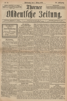Thorner Ostdeutsche Zeitung. Jg.26, № 51 (1 März) + dod.