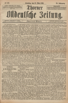 Thorner Ostdeutsche Zeitung. Jg.26, № 123 (28 Mai 1899) - Zweites Blatt