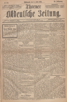 Thorner Ostdeutsche Zeitung. Jg.26, № 155 (5 Juli 1899) + dod.
