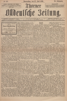 Thorner Ostdeutsche Zeitung. Jg.26, № 174 (27 Juli 1899) + dod.