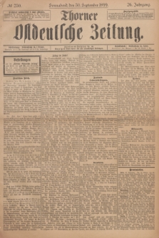 Thorner Ostdeutsche Zeitung. Jg.26, № 230 (30 September 1899) + dod.
