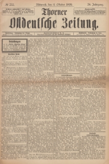 Thorner Ostdeutsche Zeitung. Jg.26, № 233 (4 Oktober 1899)