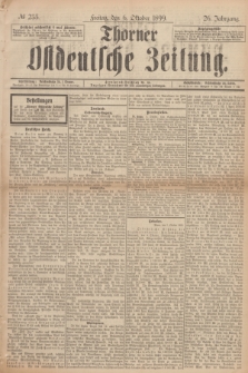 Thorner Ostdeutsche Zeitung. Jg.26, № 235 (6 Oktober 1899)