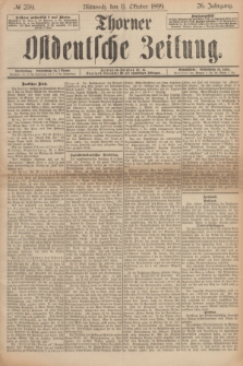 Thorner Ostdeutsche Zeitung. Jg.26, № 239 (11 Oktober 1899)