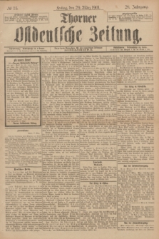 Thorner Ostdeutsche Zeitung. Jg.28, № 75 (29 März 1901) + dod.