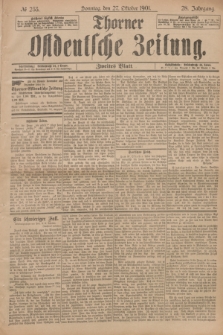Thorner Ostdeutsche Zeitung. Jg.28, № 253 (27 Oktober 1901) - Zweites Blatt