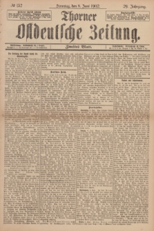 Thorner Ostdeutsche Zeitung. Jg.29, № 132 (8 Juni 1902) - Zweites Blatt + dod.