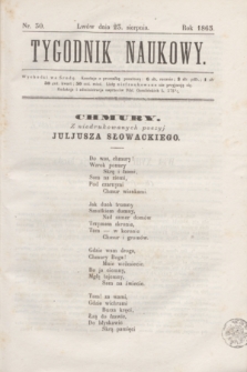 Tygodnik Naukowy. 1865, nr 30 (23 sierpnia)