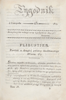 Tygodnik. [R.2], T.4, nr 45 (3 listopada 1819) + dod.